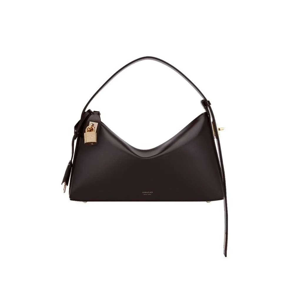 Verafied Gold Chocolate Hobo Bag - Picture 7 of 10